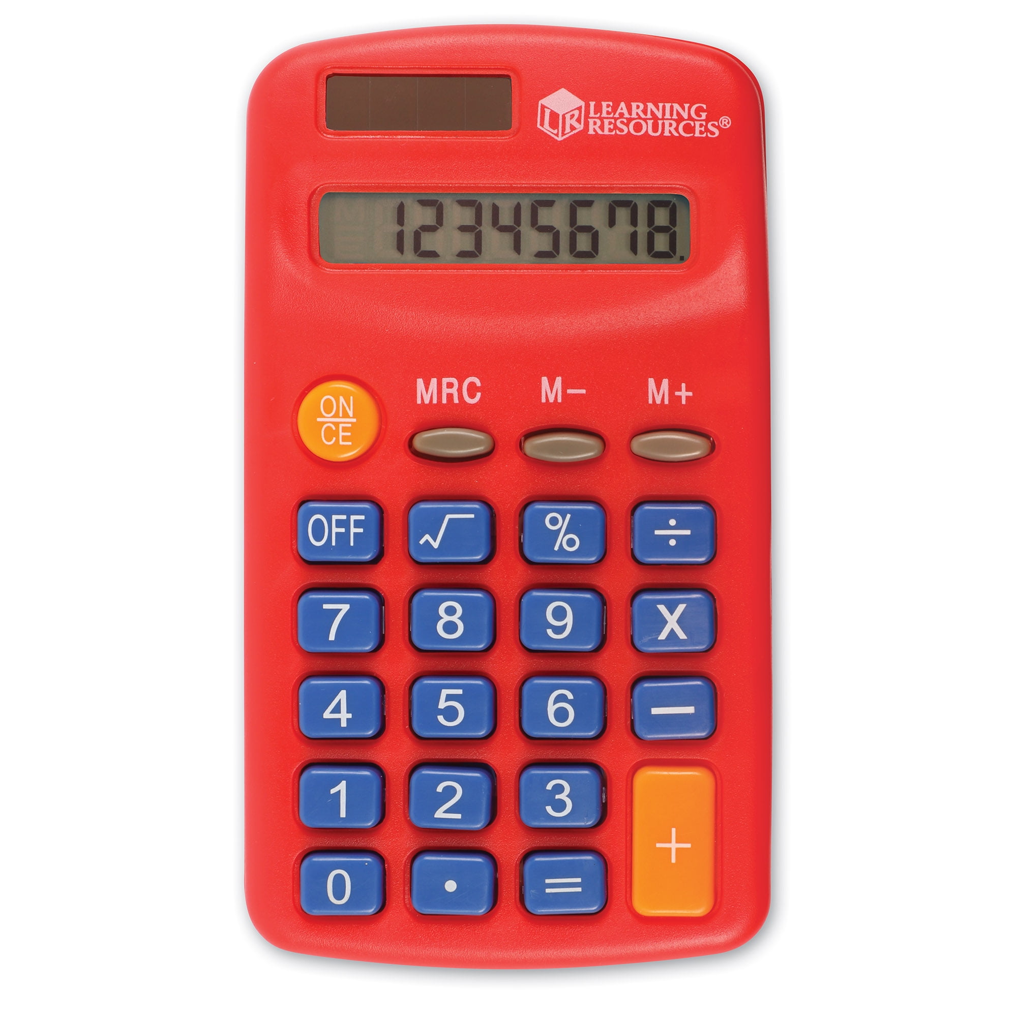 Learning Resources Rainbow Calculators, Solar Powered, Set of 10, Ages 3+