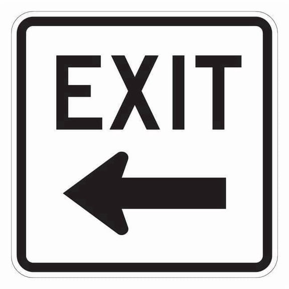 Lyle Exit Sign For Parking Lots,18" x 18" T1-1024-EG_18x18