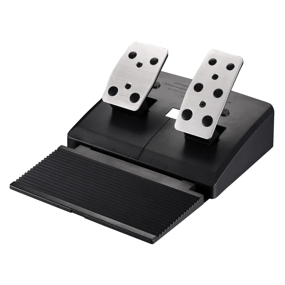 Flashfire SUZUKA 900A Racing Steering Wheel and Pedals for PC, PS3, PS4, Xbox 360, XBOX ONE, XBOX Series X/S and Nintendo Switch, Black