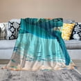 thumbnail image 2 of ARISTURING Turtle, Corals Flannel Lightweight Blanket for All Seasons Super Soft Blanket 40x50in, 2 of 6