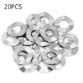thumbnail image 1 of Rondelles ondulées en acier inoxydable M10, 20 pièces, rondelles élastiques, outils de verrouillage, 1 of 4