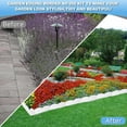 thumbnail image 5 of 30Ft Landscape Edging White Garden Border with Stakes for Flower Bed Lawn, 5 of 5