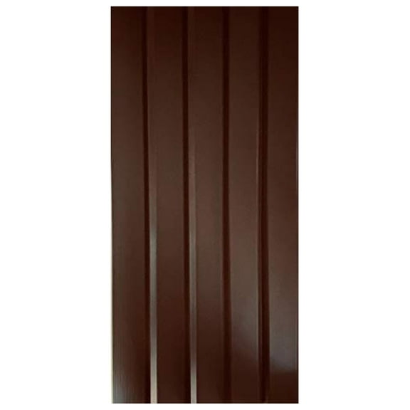 Mobile Home Skirting - Dark Brown Vinyl Panels (8-Pack) - 16" x 46", 40 Mil Thick - Premium Grade Exterior Skirting for Manufactured Homes - Easy Installation & Trimmable