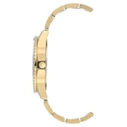 Armitron Mens Gold-Tone and Black Day Date Dress Watch