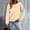 Beige, variant on Meichang Spring Clearance Crew Neck Sweatshirts Women Basic Solid Loose Fit Long Sleeve Pullover Dressy Casual Y2K Sweatshirt for Women