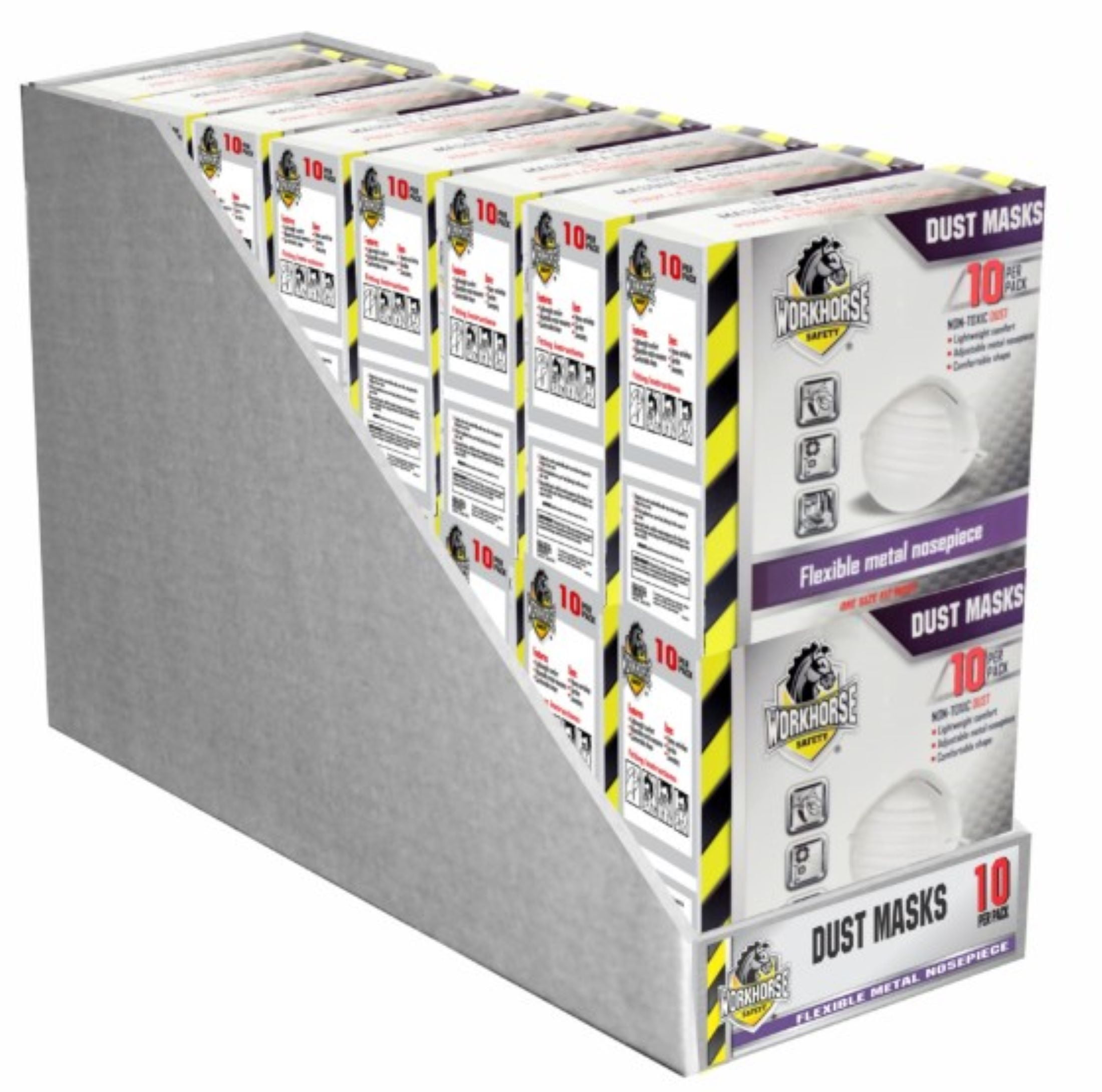 (2 pack) Workhorse Disposable Dust and Cleaning Mask - 10 Count per Pack