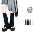 thumbnail image 5 of Punk Flared Leg Warmer Subcultures Leg Sleeves Gotik Baggy Cuffs Ankle Heap Socks Middle Tube Socks for Womens Gifts, 5 of 8