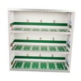 thumbnail image 3 of Xuanheng 1/64 Model Car Display Case Parking Lot Scene Ornament Dustproof Storage Box Green, 3 of 8