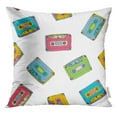thumbnail image 1 of EREHome 80S with Plastic Cassette Music Audio Tape Doodle Colorful Retro Style 90S Pillow Case 16x16 Inches Pillowcase, 1 of 1