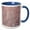 Blue/White, variant on 3drose, Image of Closeup of Pink and Gray Rough Granite, 11oz Magic Transforming Mug