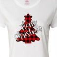 thumbnail image 4 of Inktastic Red Buffalo Plaid Christmas Tree Women's T-Shirt, 4 of 5