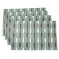 thumbnail image 5 of Fennco Styles Modern Embroidered Design Table Runner 16 x 70 Inch - Aqua Table Cover for Home, Dining Table, Banquet, Family Gathering and Special Occasion, 5 of 7