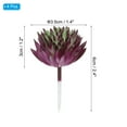 thumbnail image 2 of Uxcell Mini Artificial Succulents Unpotted Faux Succulent Picks Fake Succulent Plants Dark Purple Green 4 Pack, 2 of 5