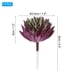 thumbnail image 2 of Uxcell Mini Suculentas Artificiales Sin Maceta, Picos de Suculentas Falsas, Plantas Suculentas Falsas en Color Verde Oscuro y Púrpura, Paquete de 4, 2 of 5