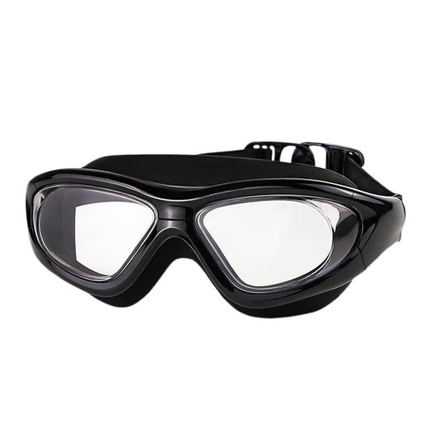Gafas de natación para adultos con montura grande para hombres y mujeres Gafas de piscina antiniebla y antiderrames Gafas de natación para adultos