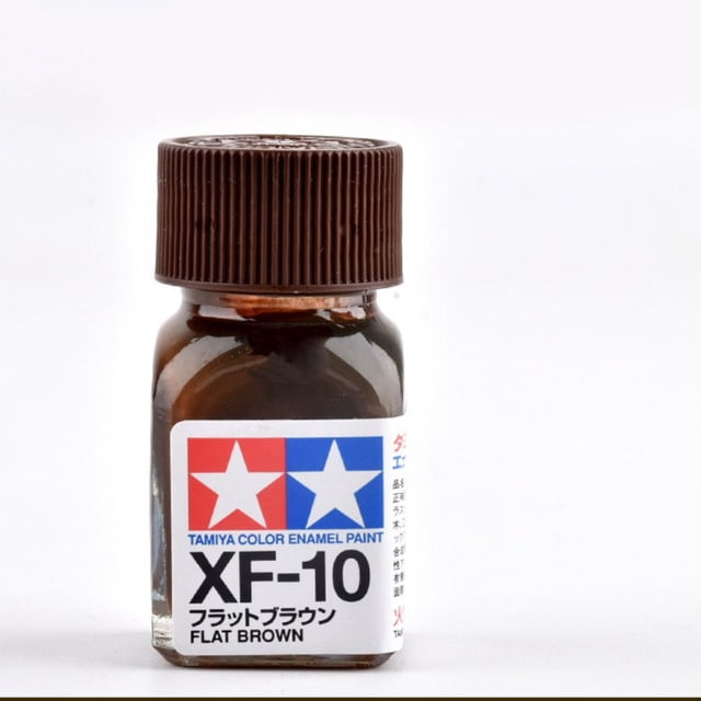 Tamiya XF-10 Flat Brown Enamel Paint 10ml for Scale Models Miniatures