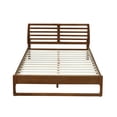 thumbnail image 7 of GDF Studio Java Contemporary Wooden Queen Bed, Walnut, 7 of 7