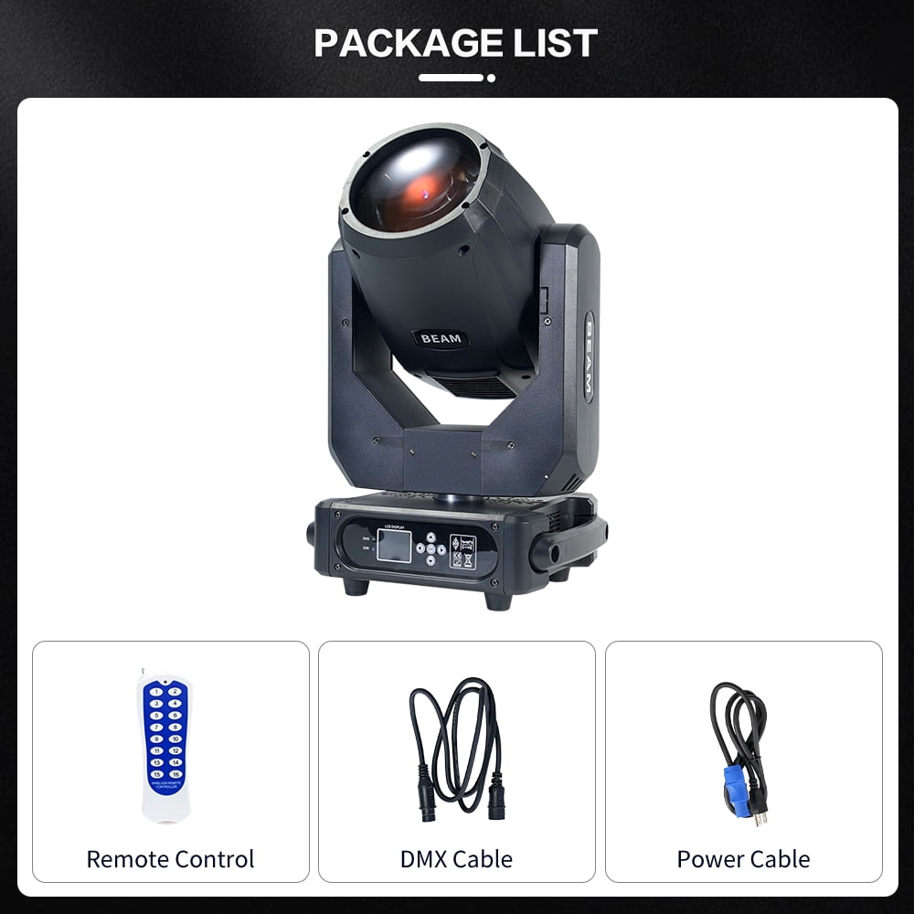 Beam 295W Moving Head Light Mini Stage Light Effect DMX 512 for Disco Bar