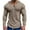 Khaki, variant on BADHUB Mens Waffle Hoodies Trendy Long Sleeve Quarter Buttons Sweatshirts for Men Casual Solid Color Lightweight Pullover with Drawstring 2024 Holiday Deals