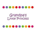 thumbnail image 2 of CafePress - Grandpa's Little Princess Infant Bodysuit - Baby Light Bodysuit, Size Newborn - 24 Months, 2 of 4