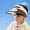 Black, variant on BRGZLK Sun Visor Hat for Kids Boys Girls Summer Cute Wide Brim Fan Cooling Sunhat Fashion Sun Protection Sunhat for Outdoor Tennis Golf Beige Free Size