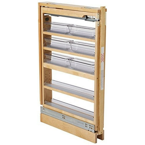 Rev-A-Shelf Vanity 3" Pullout Soft-Close Fillers, Natural