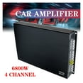 thumbnail image 2 of 6800W 4 Channel Car Sound Amplifiers DC 12V Class A/B Home Subwoofer Audio Stereo Bass Speaker Car Audio Amplifier ,Seamless Performance, 2 of 6