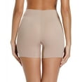 thumbnail image 3 of MANIFIQUE 2 Pack Seamless Shaping Boyshorts Panties for Women Shapewear Slip Shorts Under Dress, 3 of 7