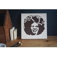thumbnail image 2 of Stencil1 Afro Girl Stencil Art Craft - 8.5" x 11", 2 of 6