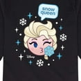 thumbnail image 3 of Disney Emoji - Elsa Snow Queen - Toddler And Youth Long Sleeve Graphic T-Shirt, 3 of 5