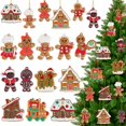 thumbnail image 1 of 36 piezas de adornos para árbol de Navidad Kockuu Gingerbread Man, 1 of 7