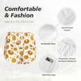 thumbnail image 6 of Lsque Pumpkin Maple Leaves Printed Women's Running Shorts with Liner Pockets,Elastic Quick Dry Workout Athletic Gym Yoga Shorts,Womens High Waist Shorts-X-Large, 6 of 9