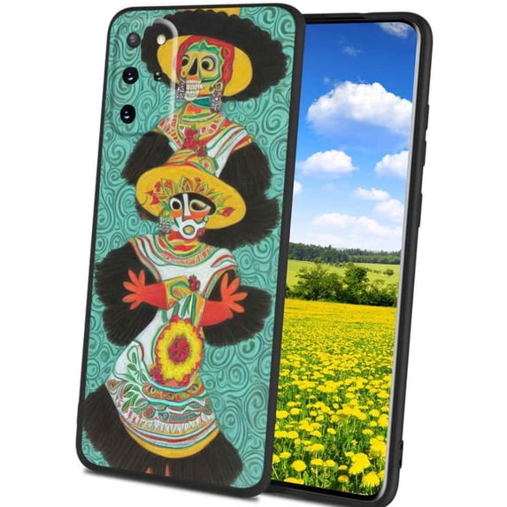 Compatible with Samsung Galaxy S20+ Plus Phone Case, Mexican-Art-8 Case Silicone Protective for Teen Girl Boy Case for Samsung Galaxy S20+ Plus