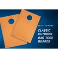 thumbnail image 6 of Triumph Tournament Bean Bag Toss Game with Two Wooden Portable Game Platforms on Foldable Legs and Eight Toss Bags, 6 of 9
