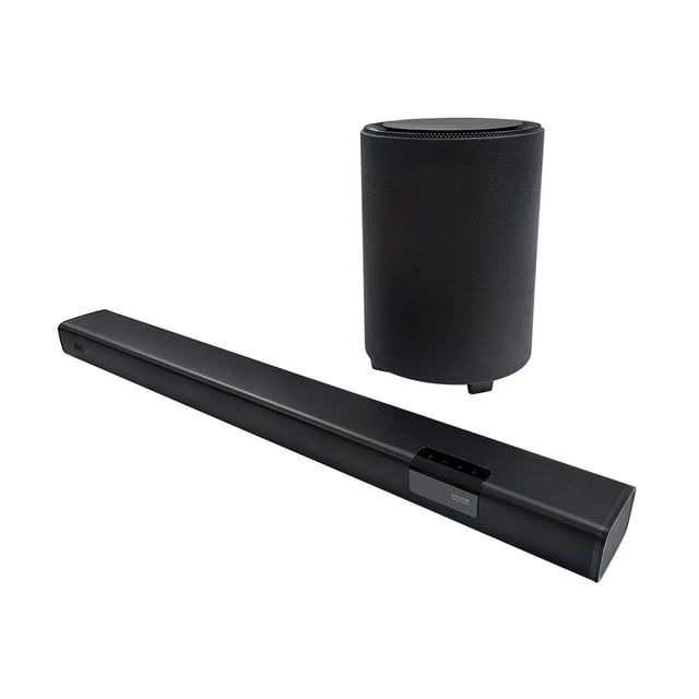 Barra de Sonido T-1200 Alienpro 150W RMS Subwoofer BT Óptico negro