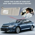 thumbnail image 5 of SCITOO74320-06780-E0,04002-30506-B0,74320-06290-B2 Left Driver Side Sun Visor Assemblyfit for 2006-2011 for Toyota Camry without Sunroof (Beige), 5 of 8