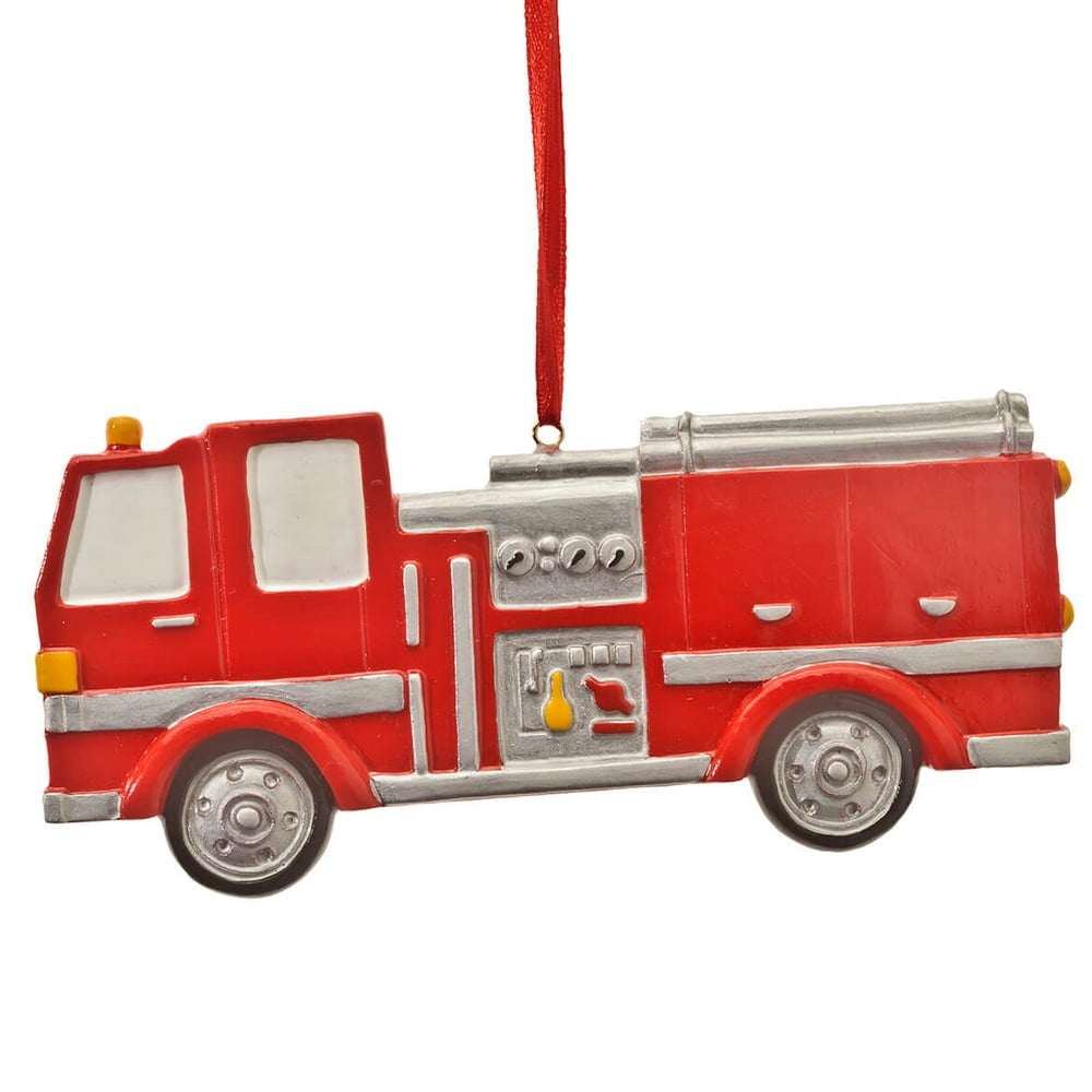 Fire Truck Christmas Ornaments 