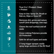 Bling Sauce Roof Sauce, 2-in-1 RV Roof and Seal Cleaner Plus UV Protectant, 64 oz.