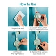 thumbnail image 3 of Amdohai Support de Pomme de Douche Rotatif avec Crochet Ventouse Douche Réglable, 3 of 7