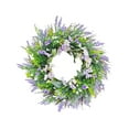 thumbnail image 4 of Suministros de decoración de guirnaldas de guirnaldas de flores de flores artificiales de 17.72 pulgadas Corona de bienvenida colgando para la ventana, 4 of 8