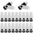 thumbnail image 1 of Unidad flash USB MECHEER de 4 GB USB 2.0, paquete de 20 con cordón, 1 of 7