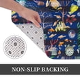 thumbnail image 6 of Sikiie Sea Inhabitans and Herb Print Flannel Anti-slip Floor Mat 16x24in, Thickened Dustproof Entrance Door Mat Floor Mat for Kitchen, Bathroom, Laundry Room, 6 of 7