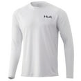 thumbnail image 2 of Huk Men's KC Dinner Dive Performance Shirt (Dinner Dive - White, Small), 2 of 2