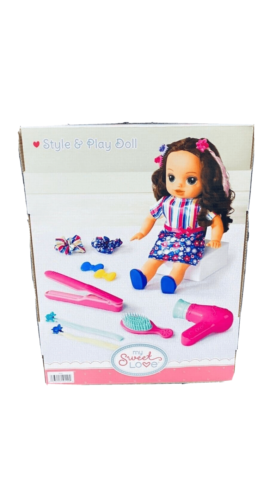 My Sweet Love Style and Play Doll Toy Set, 13 Pieces