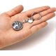 thumbnail image 3 of Crystal Keyring Silver Tree of Life Healing Crystals Stone Key Chain(Purple), 3 of 4