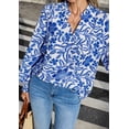 thumbnail image 4 of PRETTYGARDEN Women's Boho Floral Blouses Dressy Casual, 4 of 6