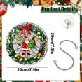 thumbnail image 2 of Noothes Christmas Window Hangings Festive Santa and Winter Scene Ornaments Easy-Hang Decor for Christmas Tree and Home Holiday Decorations, 2 of 7