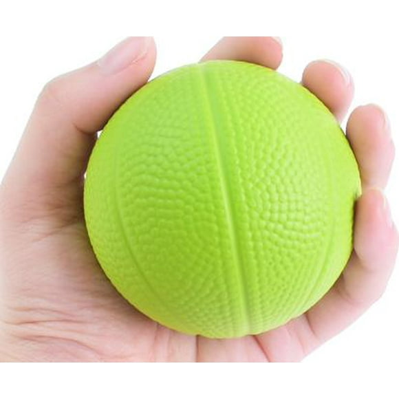 KAKOWELY 4 pelotas de ejercicio de mano: esponja de poliuretano para fortalecer las manos y apretarlas, accesorios para entrenamiento de muñeca y agarre muscular.