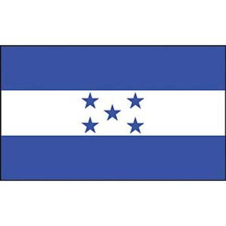 Honduras Flag On Stick 4" x 6