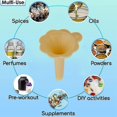 thumbnail image 5 of Juego de embudos de cocina: 4 embudos de plástico para llenar botellas, enlatar y cocinar,11 Feliz Sencillez, 5 of 5